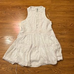 showpo white dress, size 2